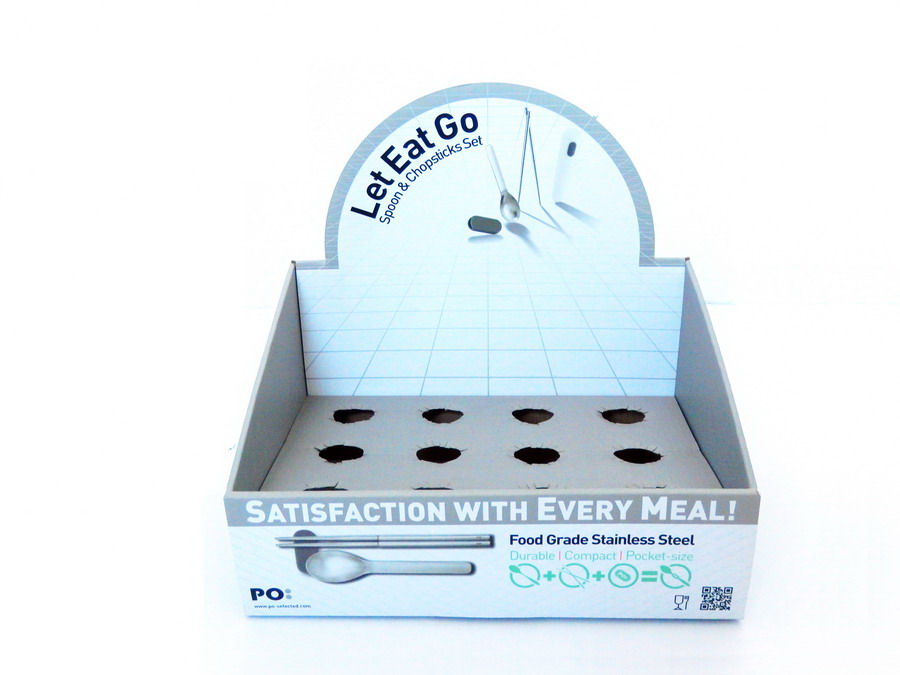 Economical kitchen tools cardboard countertop display,corrugated ODM/OEM cardboard display supplier -2011